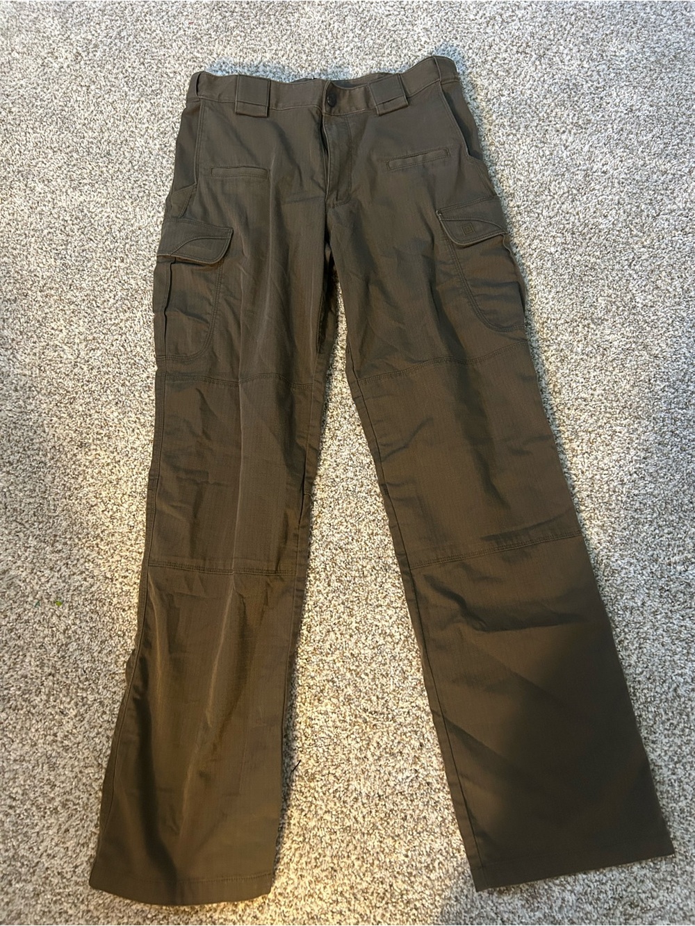 5.11 Tactical Men's Olive Cargo Pants - Ripstop Utility